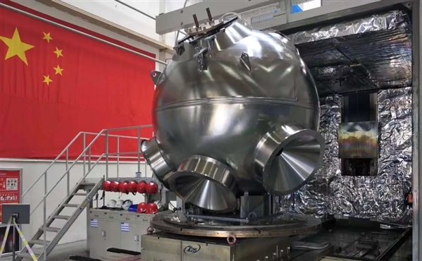 “奮斗者”號載人艙完成電子束焊接。金屬所